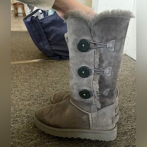 UGG 🤑Rare ❄️Y2k PopStar Button Triplet Boots Coquette Cottagecore, BohoChic 7